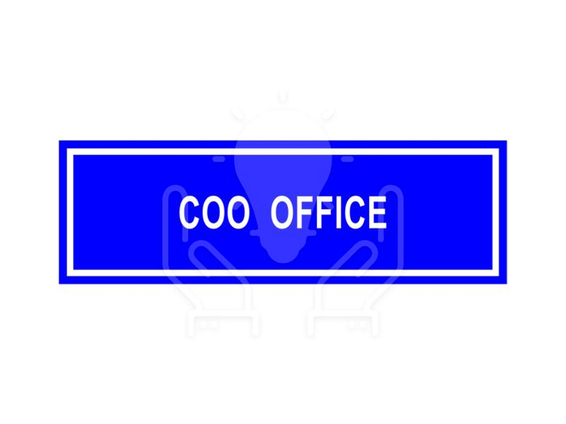 COO Office Signage